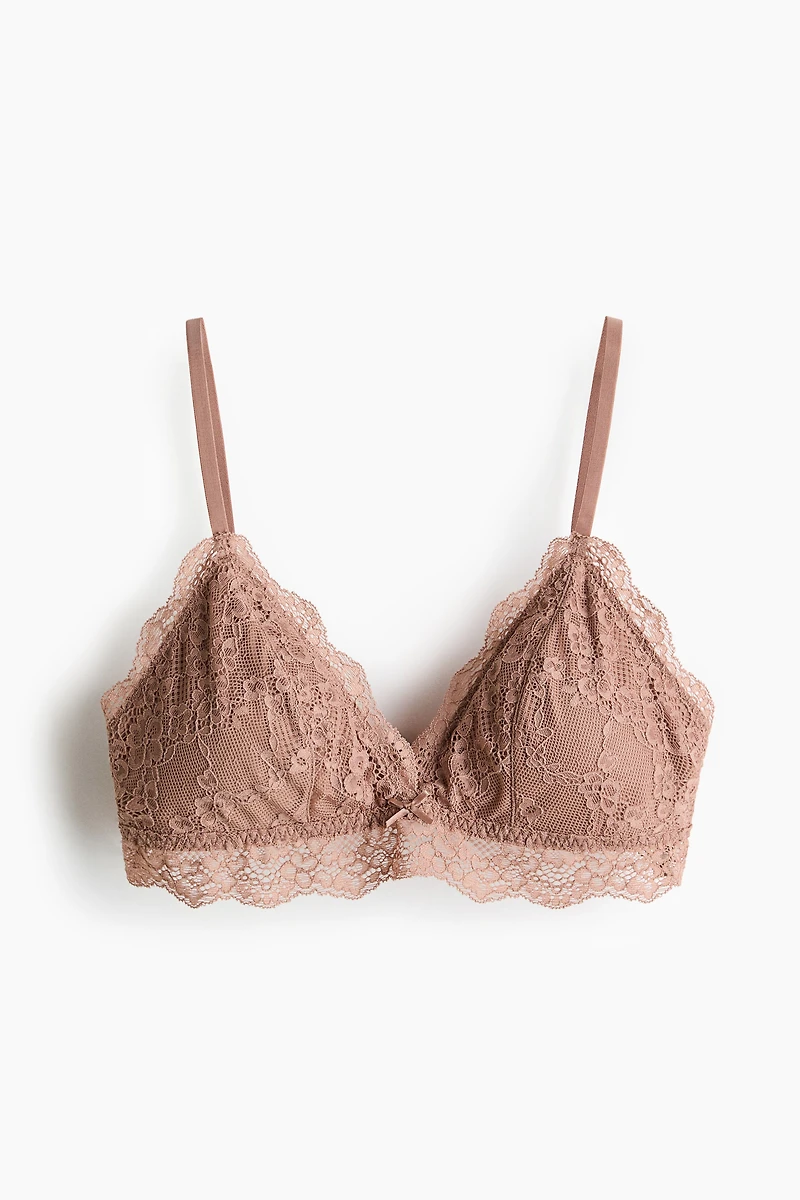 Padded Soft-Cup Lace Bra