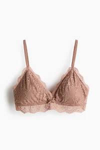 Padded Soft-Cup Lace Bra