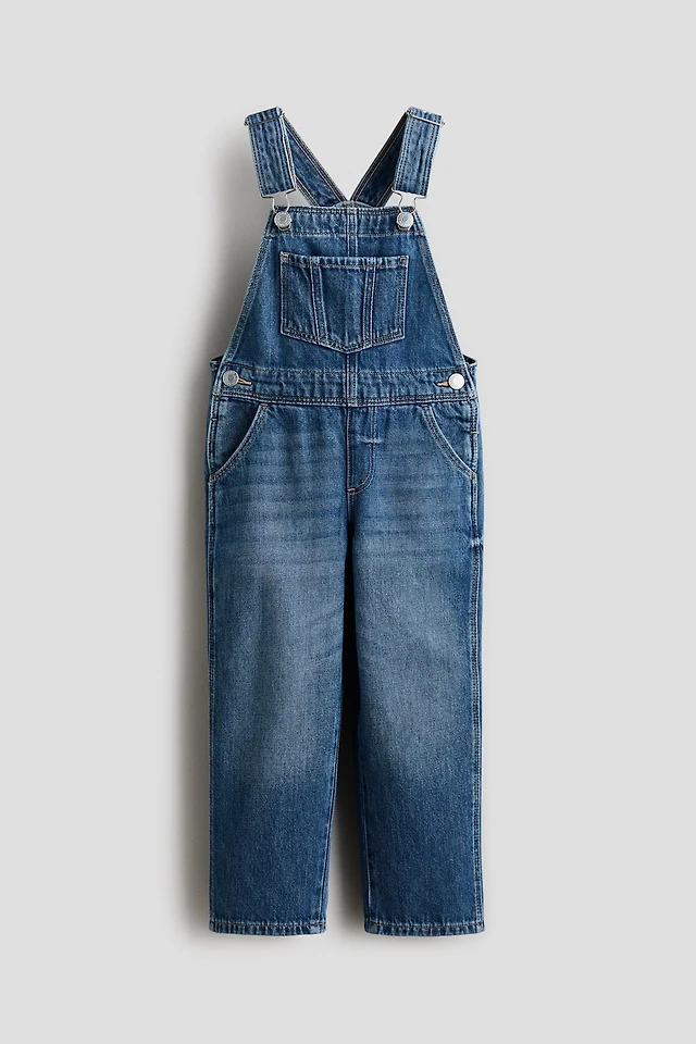 h&m denim overall dress Denim Overall Dress H&M XS (0-2) Like new