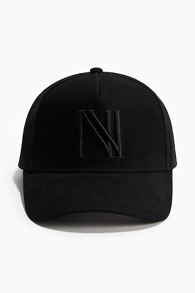 Cotton Twill Cap with Motif