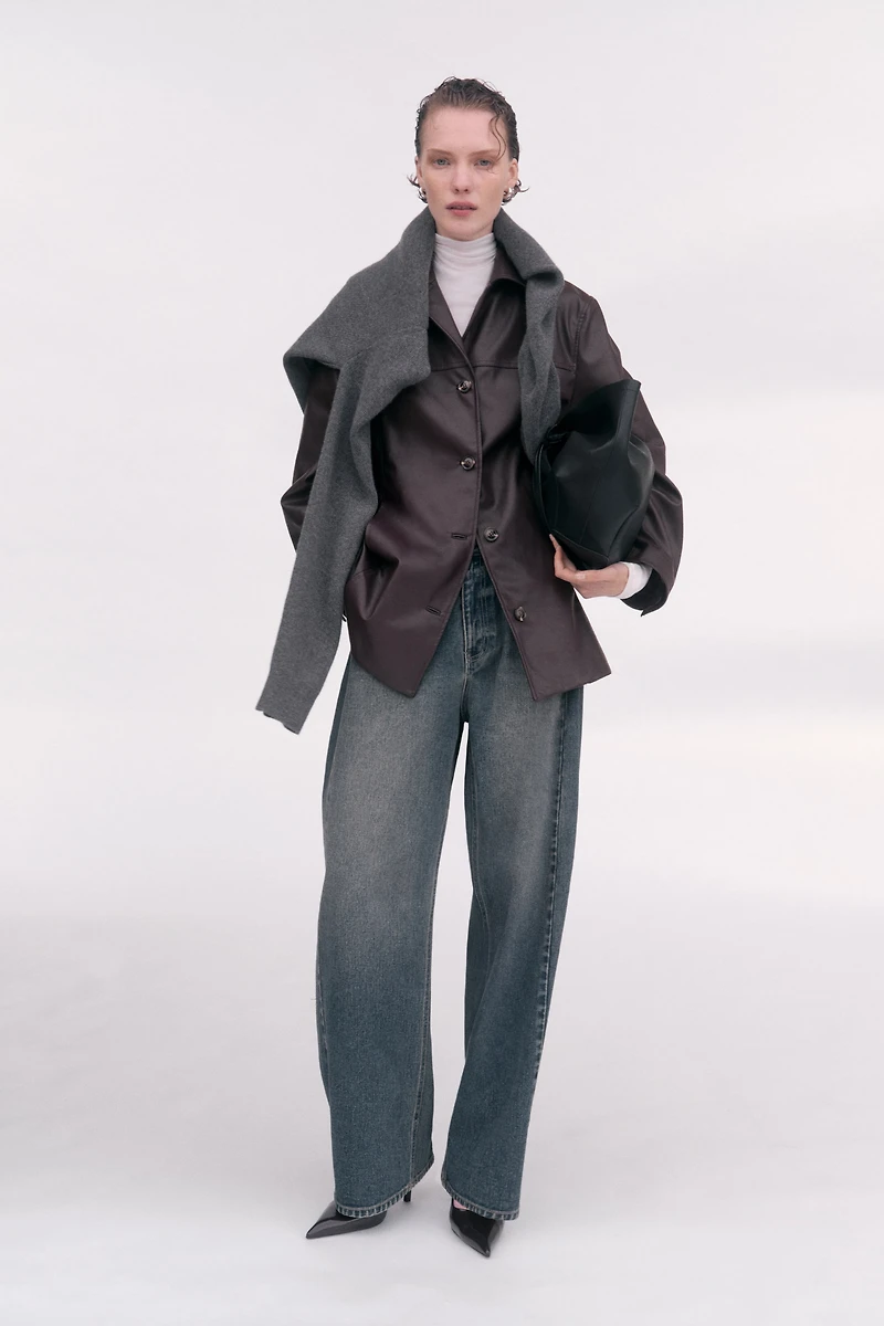 Veste en tissu enduit