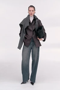 Veste en tissu enduit