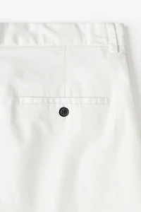 Regular Fit Pleat-detail Shorts