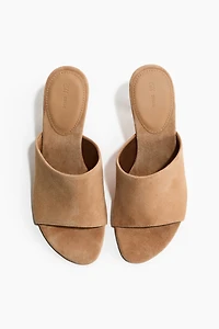 Heeled Leather Sandals