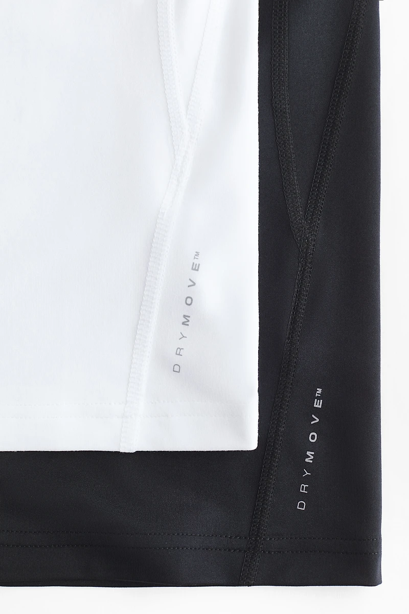 Lot de 2 T-shirts sport près du corps DryMove🅪