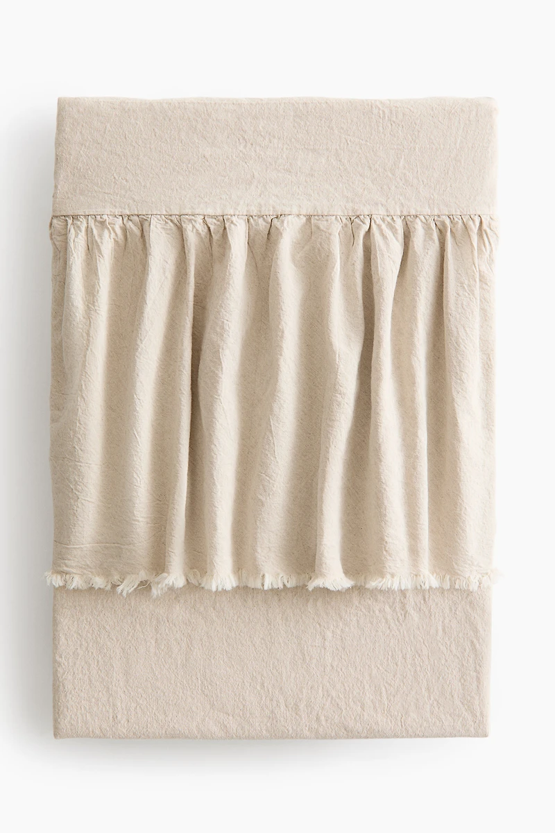 Linen-Blend Bedspread