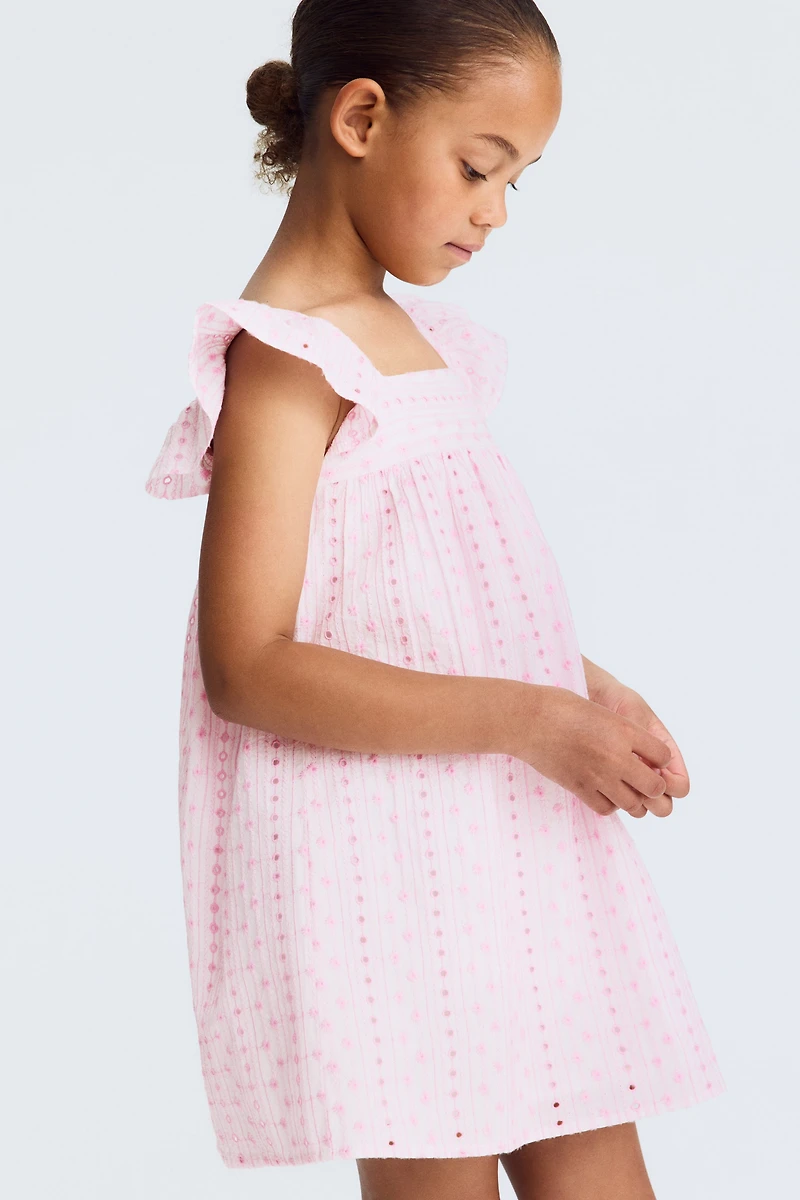 Cotton Dress with Embroidery