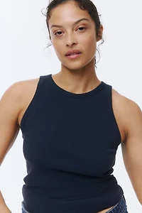 Ribbed Cotton Tank Top