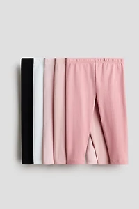 5-pack Cotton Capri Leggings