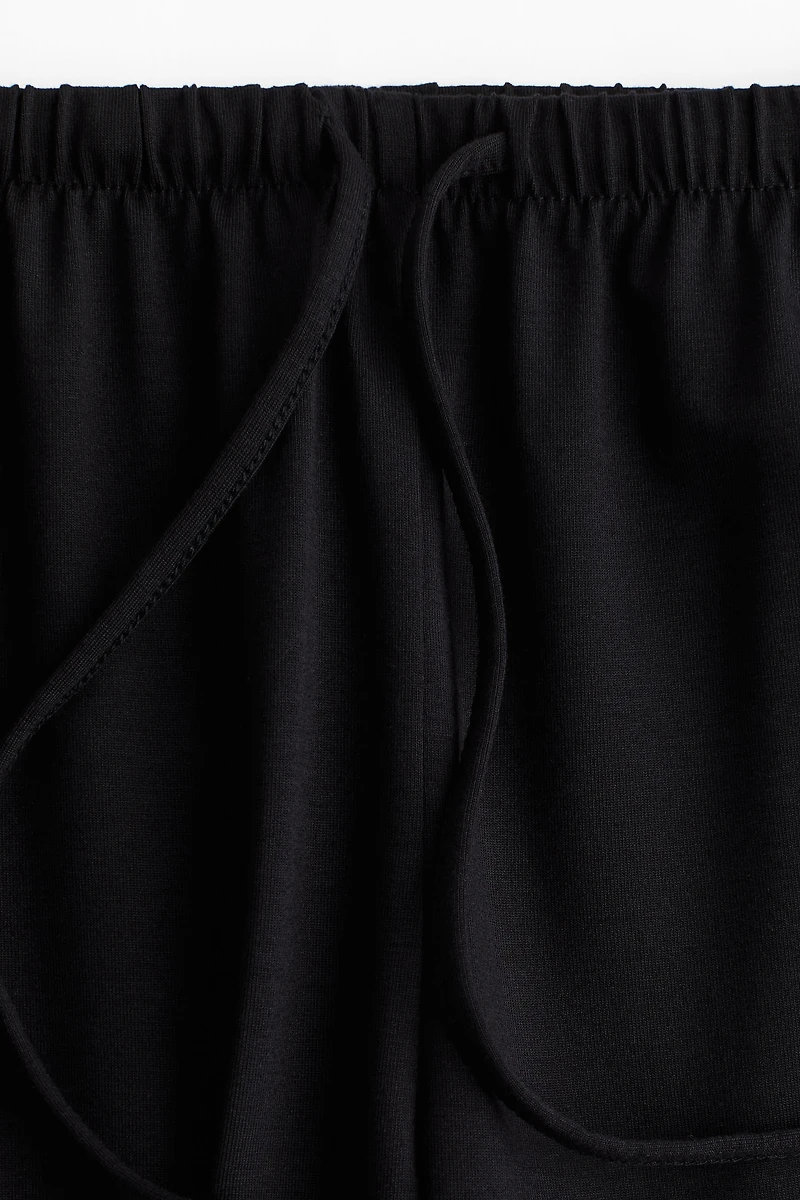 Straight-Leg Drawstring Pants