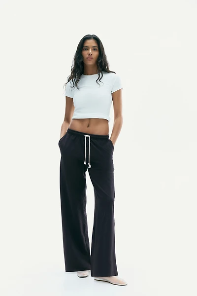 Wide-Leg Joggers