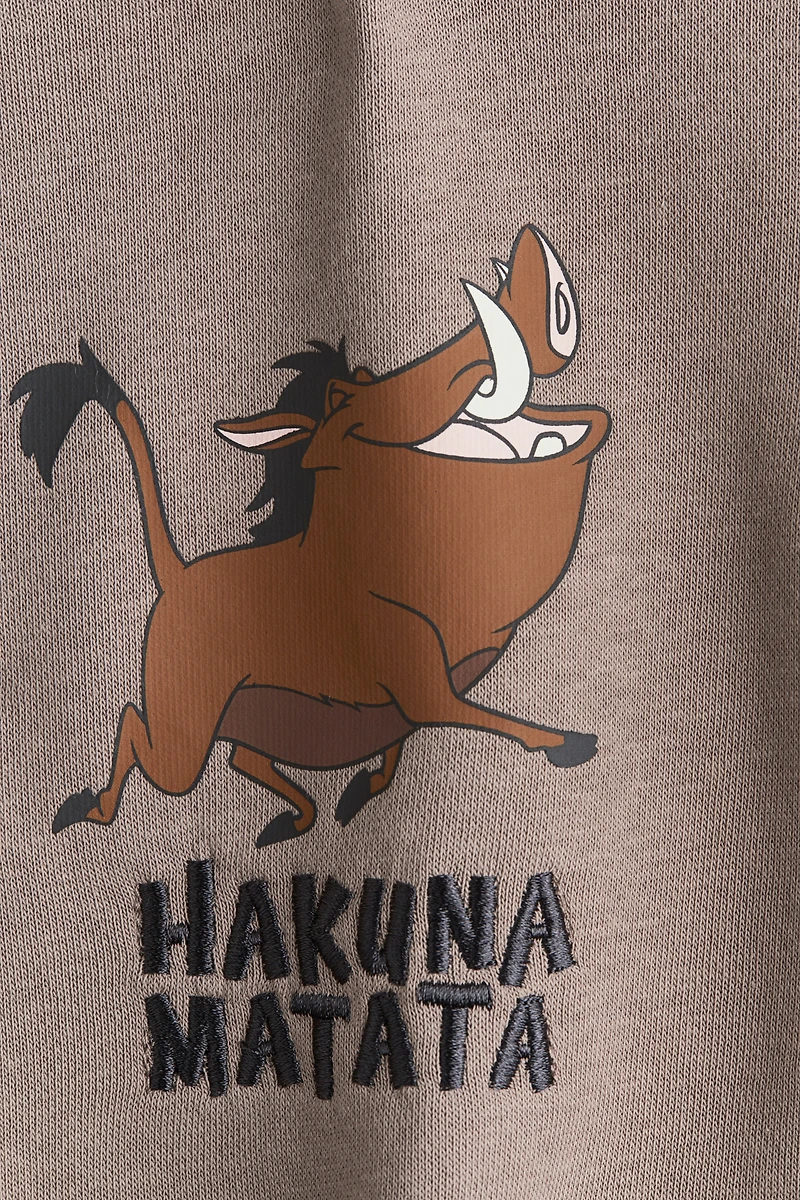 Chandail en molleton à motif imprimé