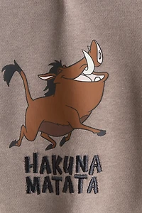 Chandail en molleton à motif imprimé