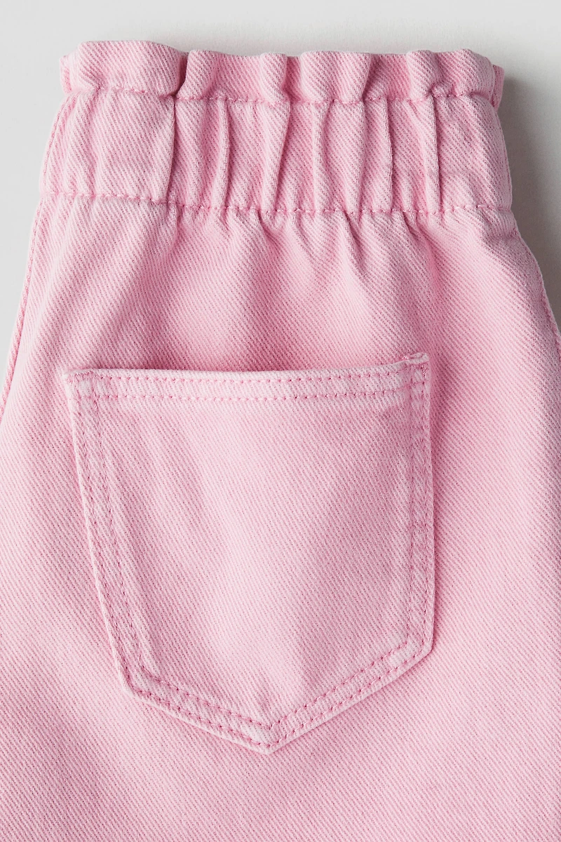 Loose Fit Denim Shorts