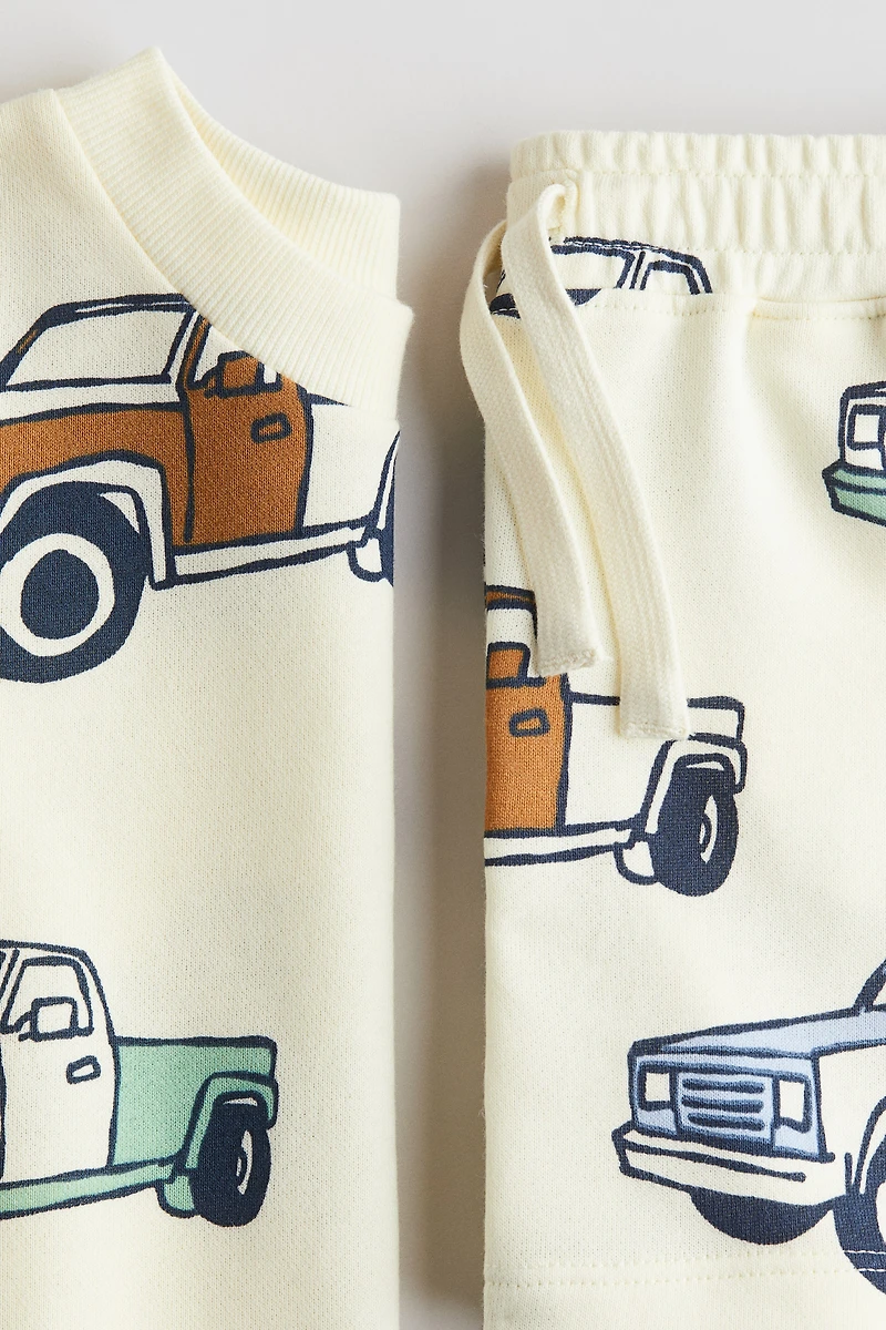 2-piece Printed Sweatsuit