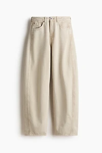 Barrel-Leg High-Waist Jeans