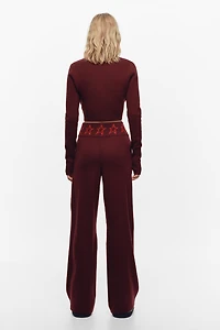 Wide Merino Wool Pants