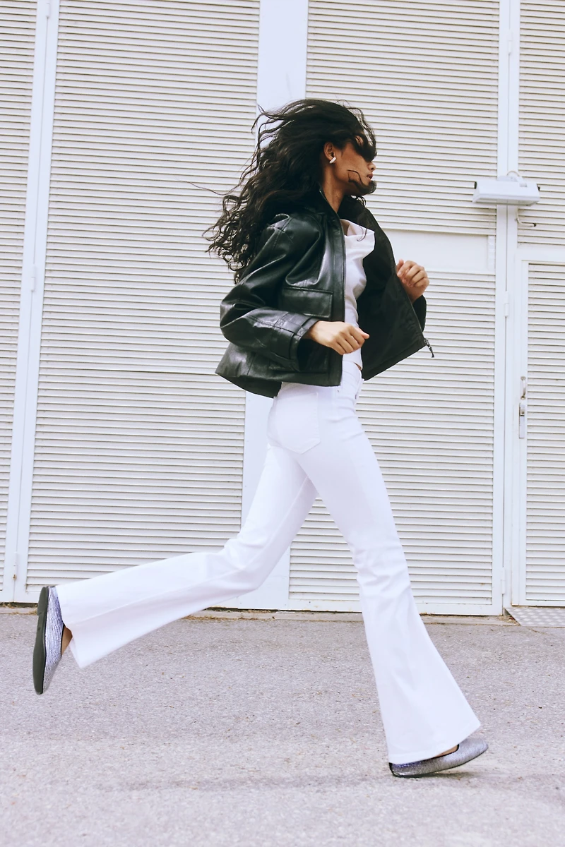 Jean évasé Taille haute