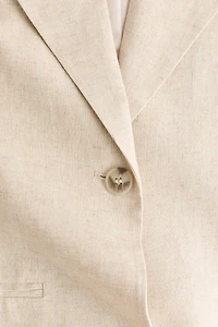 Linen-Blend Vest