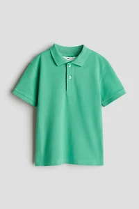Cotton Pique Polo Shirt