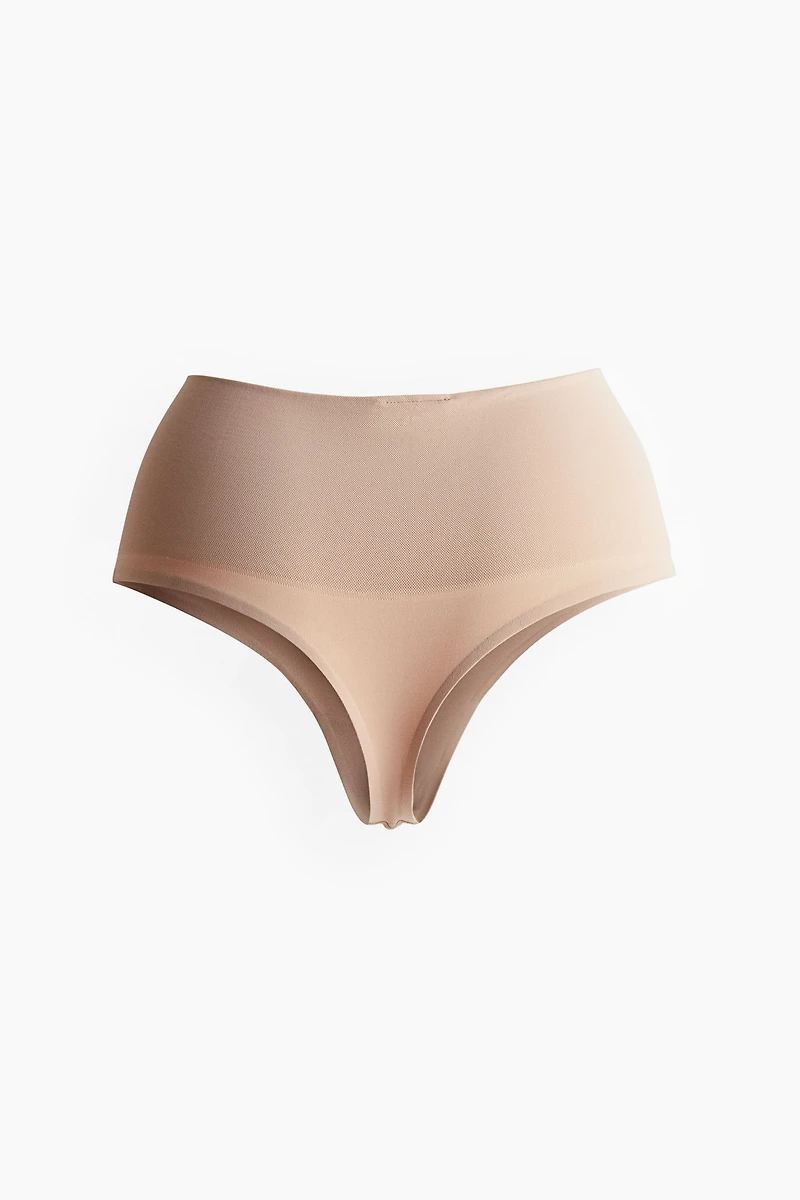 2-Pack Seamless Light Shape Thong Briefs