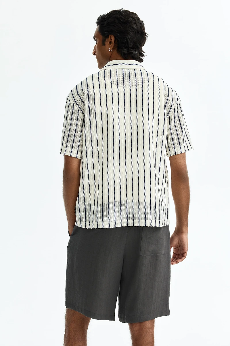 Loose-Fit Cotton Shorts