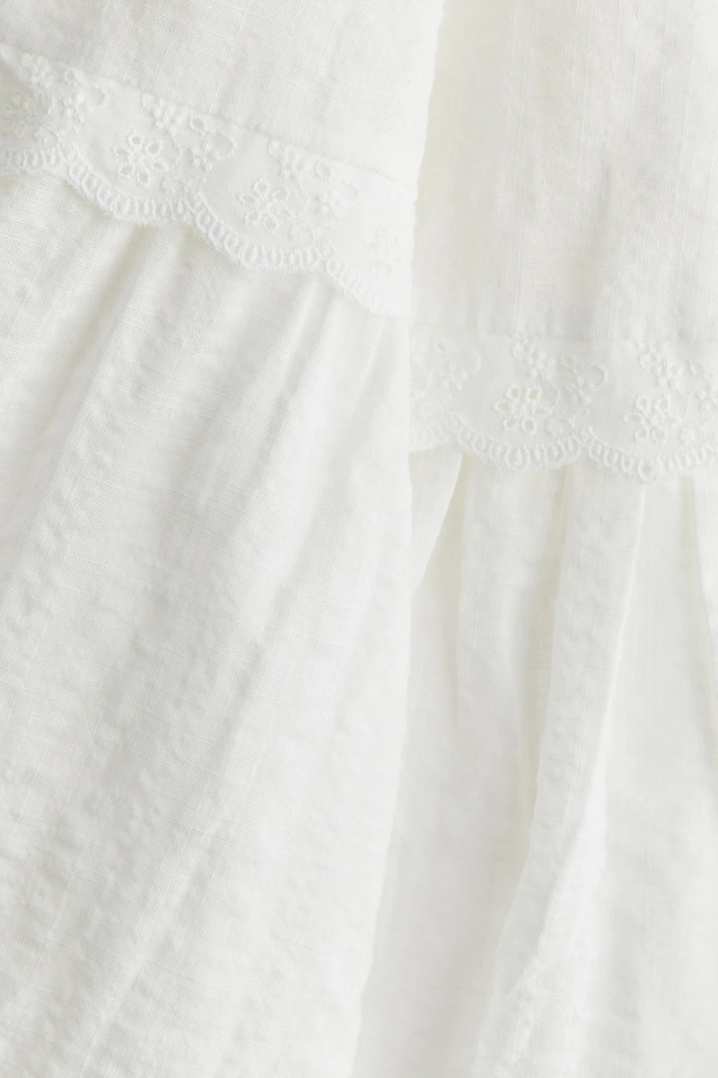 Dress with Tie Shoulder Straps