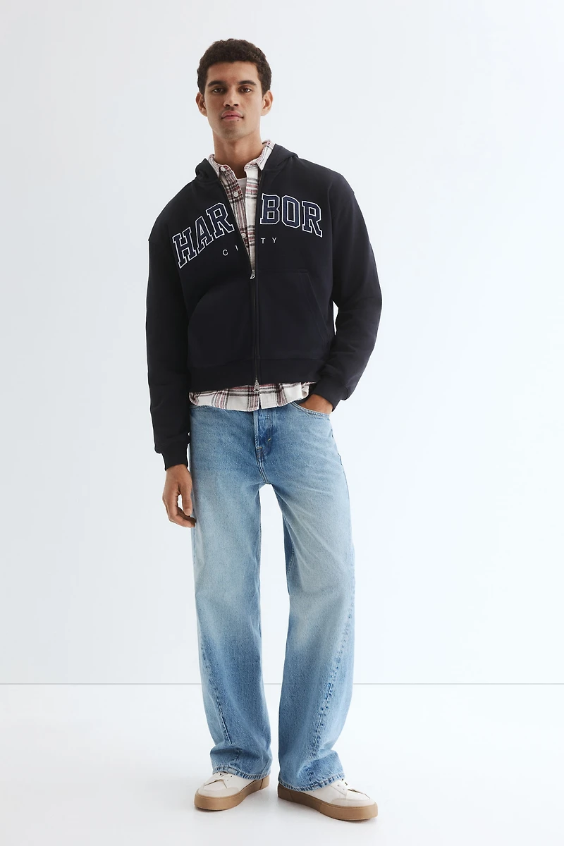 Loose-Fit Hooded Jacket