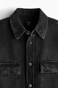 Oversized Fit Denim Shirt