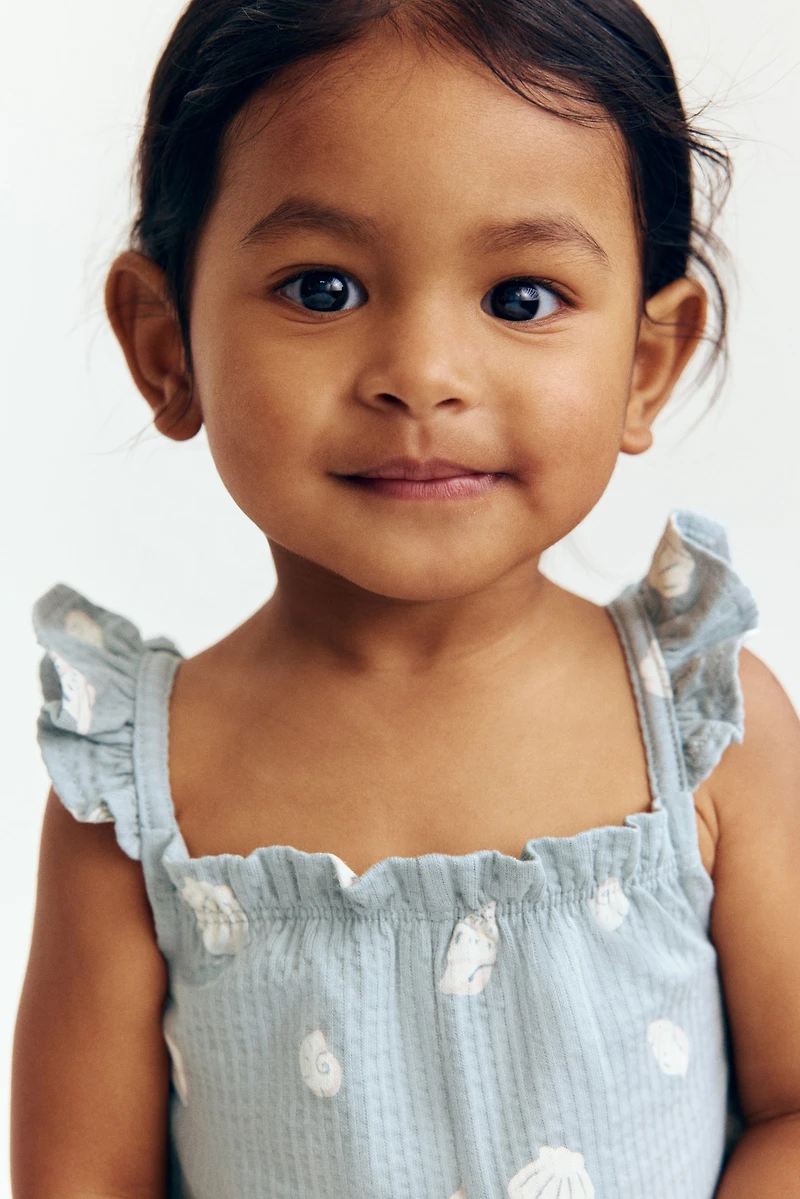 Sleeveless Jersey Romper Suit