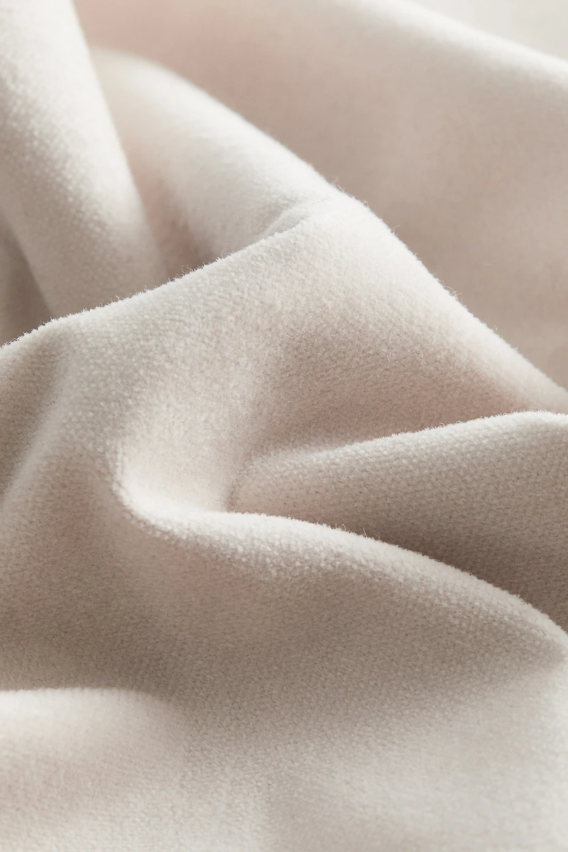 Housse de coussin en velours