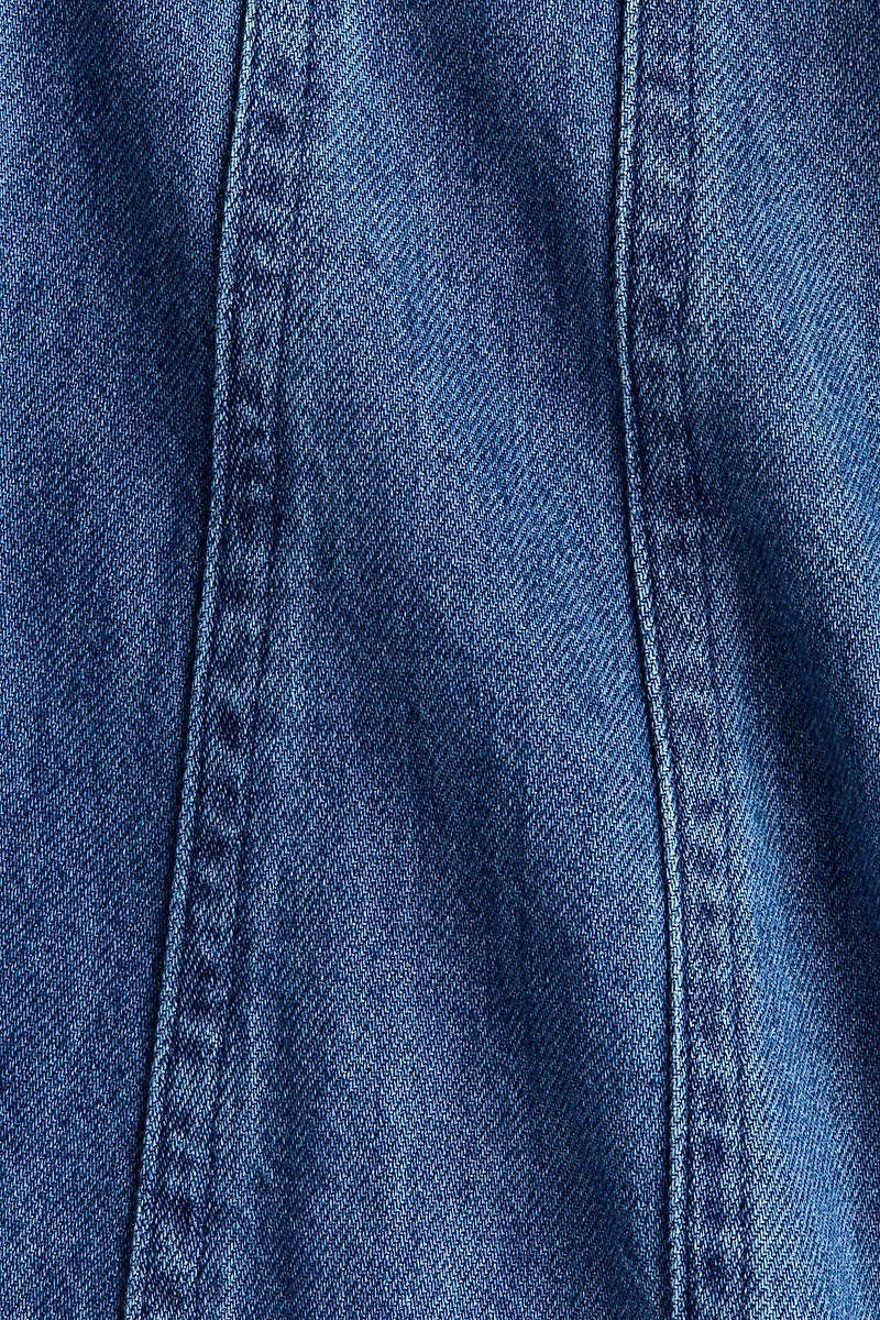 MAMA Denim Midi Dress