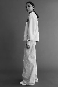 Sweatshirt with Printed Motif