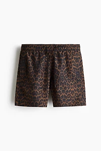 Patterned swim shorts