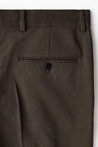 Regular-Fit Wool-Blend Suit Pants