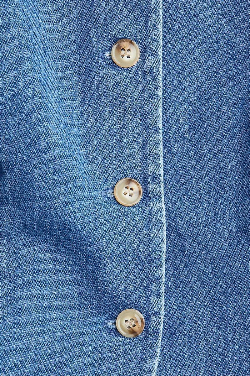 Tailored Denim Vest