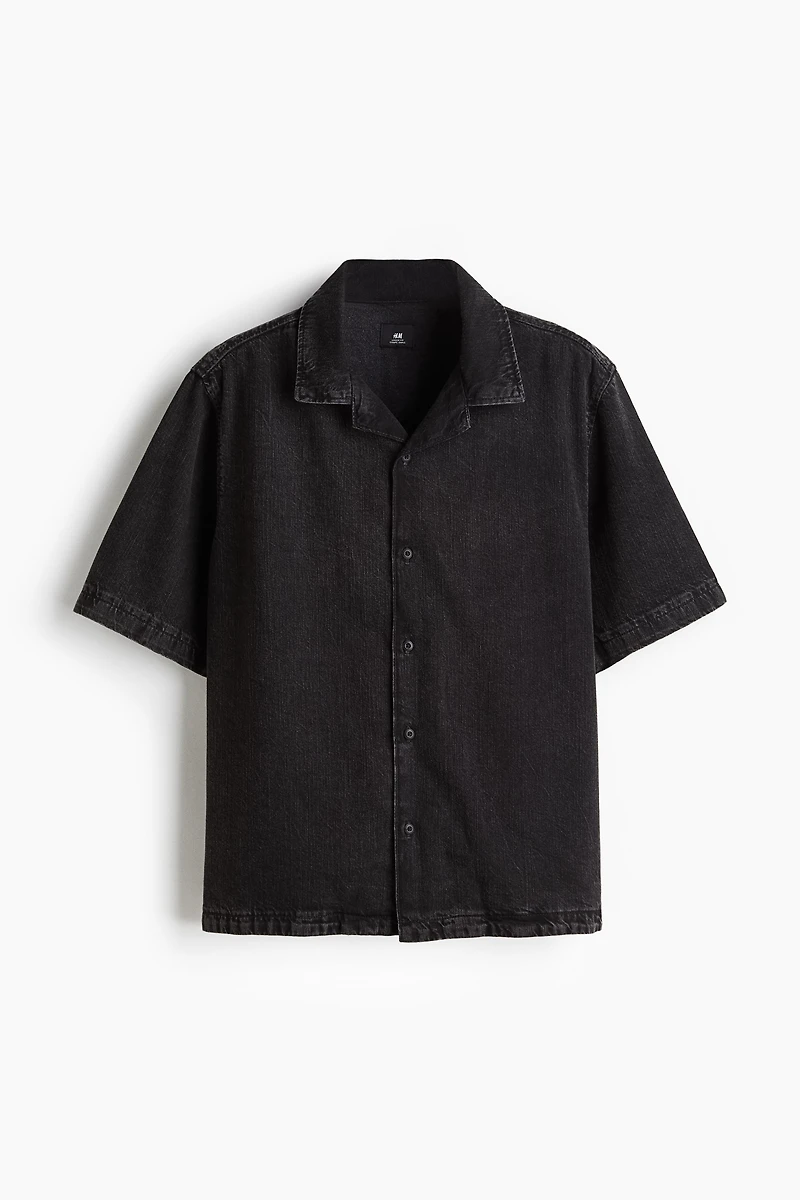 Regular-Fit Denim Resort Shirt