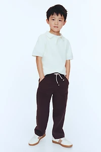 Muslin drawstring trousers