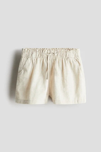 Linen-blend Shorts