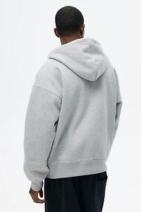 Veste à capuchon grande taille fermeture éclair