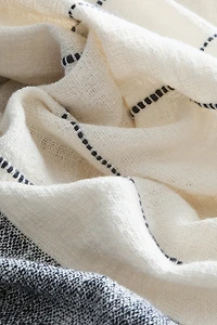 Linen-Blend Throw