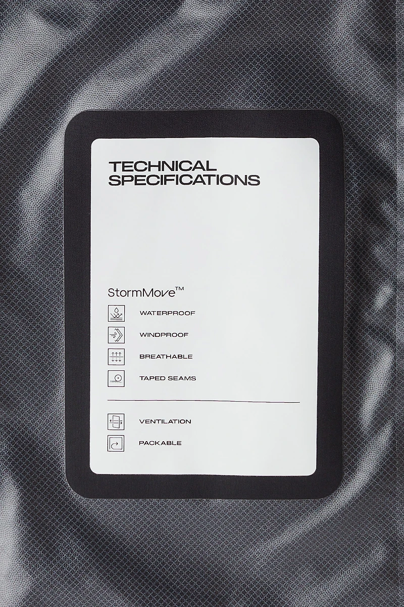 Regular-Fit Rain Jacket with StormMove™