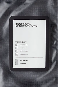 Regular-Fit Rain Jacket with StormMove™