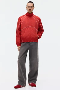 Jean flottant avec pinces