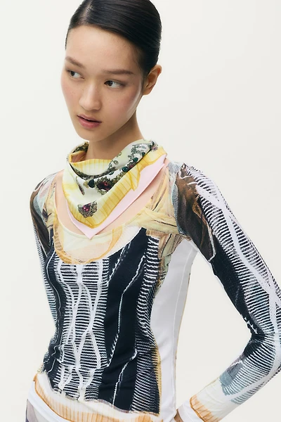 Foulard cravate en soie