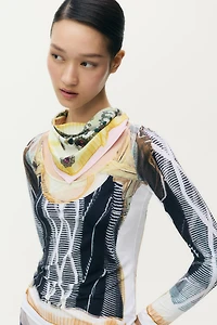 Foulard cravate en soie