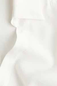 Chemise croisée en viscose mélangée