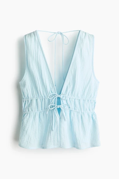 Cotton Muslin Beach Top