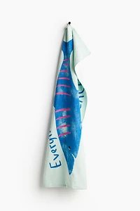 Patterned Bath Towel