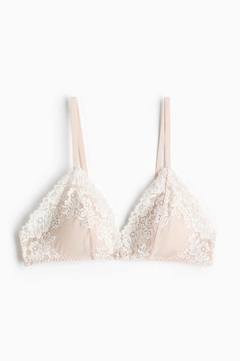 Padded Soft-Cup Lace Bra